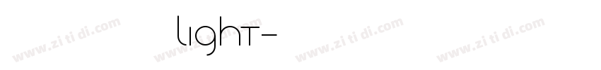 微软雅黑Light字体转换