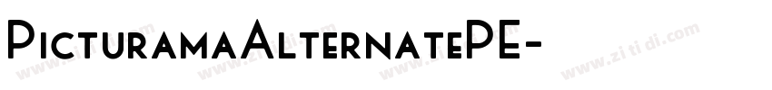 PicturamaAlternatePE字体转换