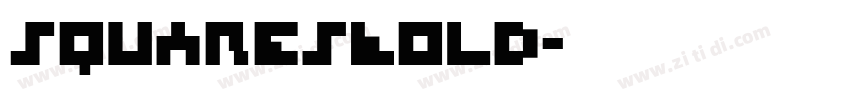 SquaresBold字体转换