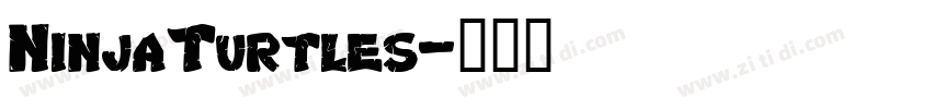 NinjaTurtles字体转换