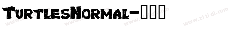 TurtlesNormal字体转换