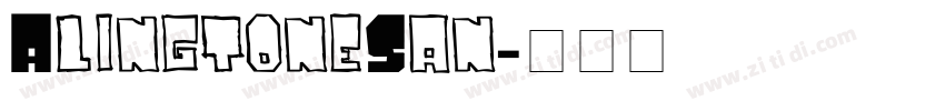 AlingtoneSan字体转换