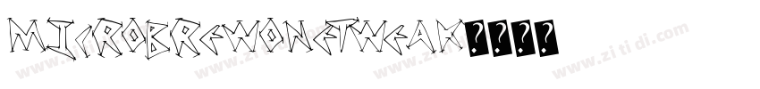 MicrobrewOneTweak字体转换