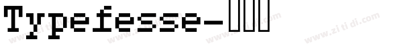 Typefesse字体转换