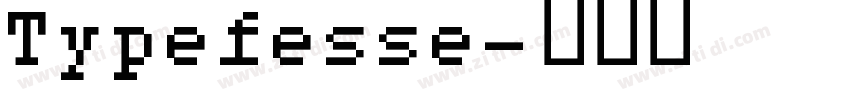 Typefesse字体转换