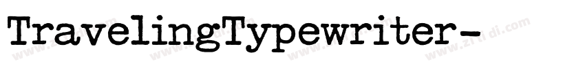 TravelingTypewriter字体转换