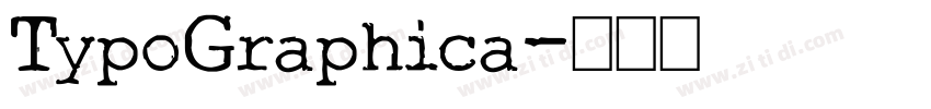 TypoGraphica字体转换