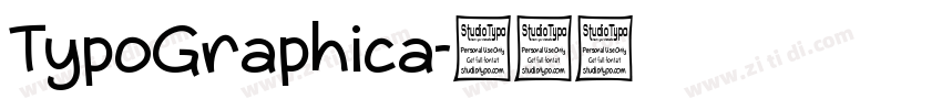 TypoGraphica字体转换