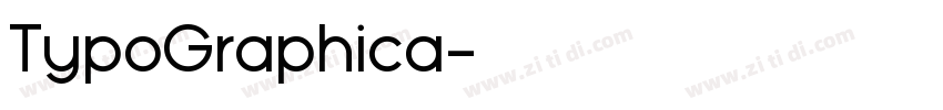 TypoGraphica字体转换