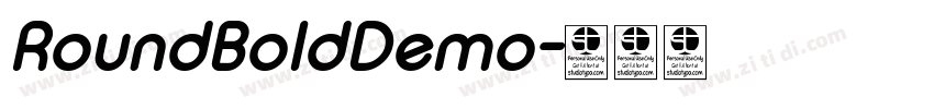 RoundBoldDemo字体转换