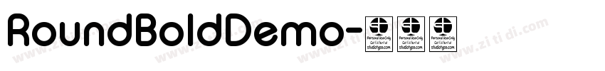 RoundBoldDemo字体转换