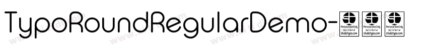 TypoRoundRegularDemo字体转换