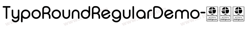 TypoRoundRegularDemo字体转换