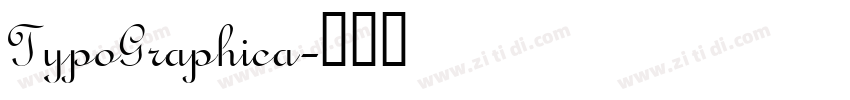 TypoGraphica字体转换