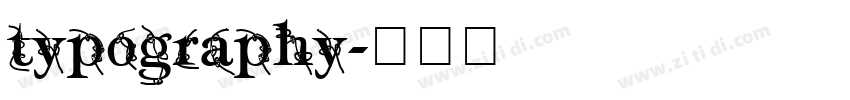 typography字体转换