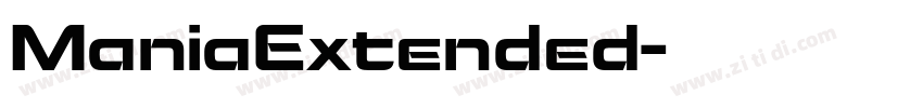 ManiaExtended字体转换