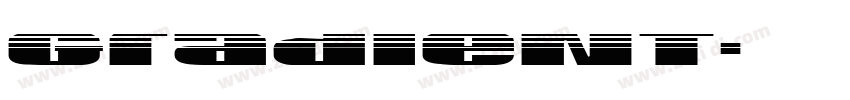 gradient字体转换