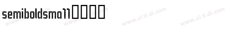 semiboldsma11字体转换