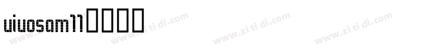 vivosam11字体转换