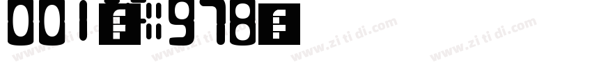001-CAI978字体字体转换