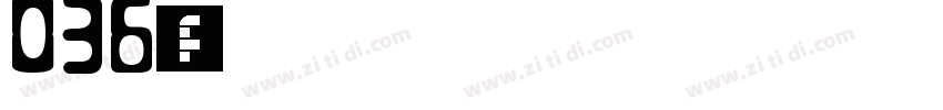 036字体字体转换
