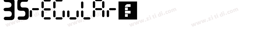 35regular字体字体转换