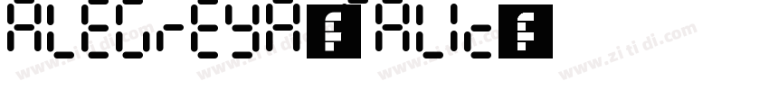 Alegreya-ltalic字体字体转换