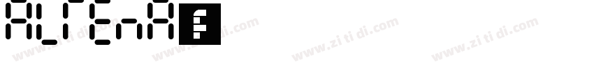 Altena字体字体转换
