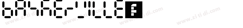 Baskerville字体字体转换