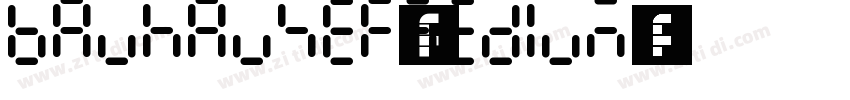 BauhausEF-Medium字体字体转换