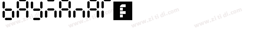 Baymanat字体字体转换