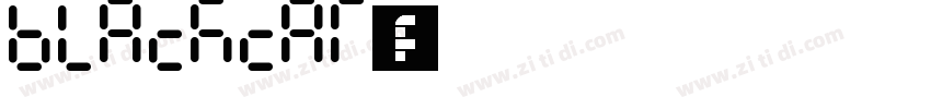 Blackcat字体字体转换