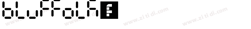 Bluffolk字体字体转换