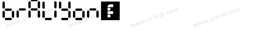 Braliyon字体字体转换
