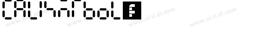 CalisMTBol字体字体转换