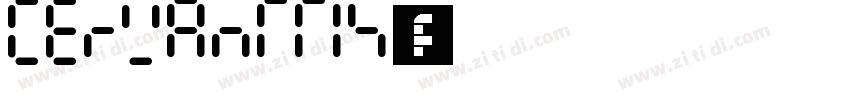 Cervanttis字体字体转换