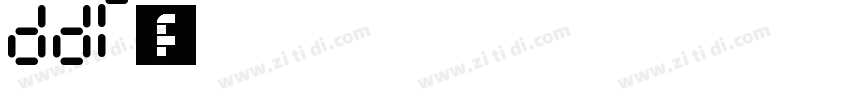 DDT字体字体转换