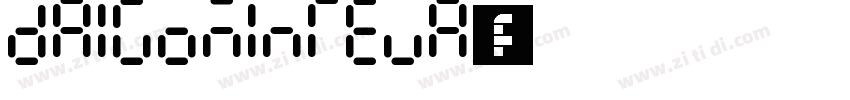 DaigoMinteuA字体字体转换