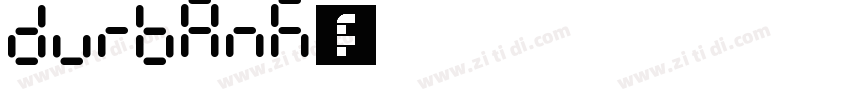 Durbank字体下载字体转换