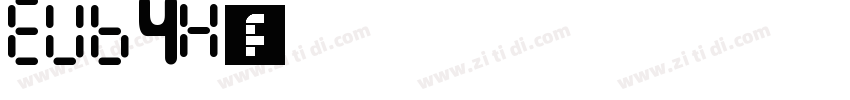 EUB4X字体字体转换