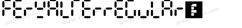 FerwalterRegular字体字体转换