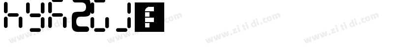 HYk2gj字体字体转换