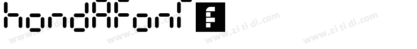Hondafont字体字体转换