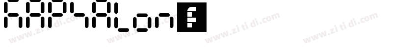 Kapsalon字体字体转换