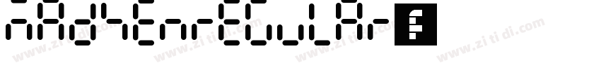 MadsenRegular字体下载字体转换