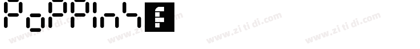 Poppins字体字体转换