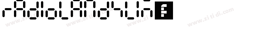 RADIOLANDSLIM字体字体转换