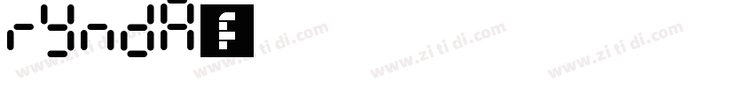 Rynda字体字体转换