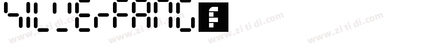 SILVERFANG字体字体转换