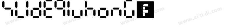 Slideqiuhong字体字体转换